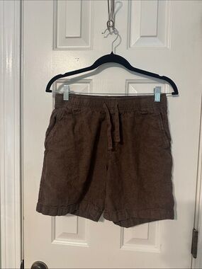 Old Navy Brown Drawstring Terry Athletic Shorts